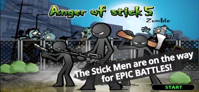 Anger of stick 5 : zombie screenshot №2