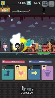 Бесконечность подземелье screenshot №2