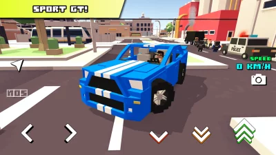 Blocky Car Racer screenshot №2