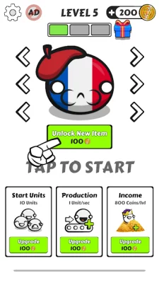 Country Balls Io: Battle Arena screenshot №3