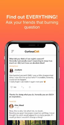 CuriousCat - Anonymous Q&amp;A screenshot №3