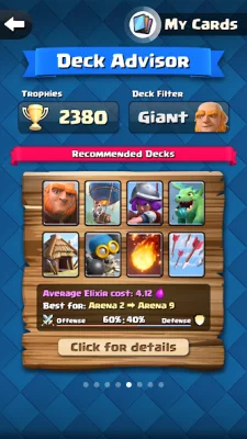 Deck Advisor for CR screenshot №3