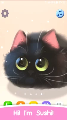 Fluffy Sushi Live Wallpaper screenshot №2