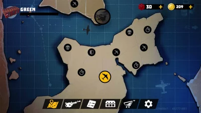 Gunner War - Воздушный бой Sky screenshot №2