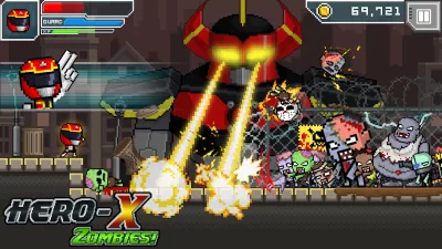 HERO-X: ZOMBIES! screenshot №2