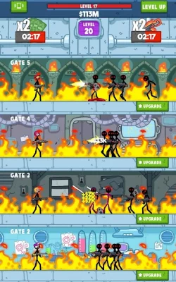 Idle Stickman screenshot №2