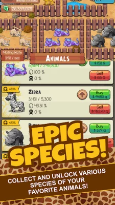 Idle Tap Zoo: Tap, Build &amp; Upg screenshot №3