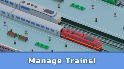 Idle Train Empire Tycoon screen 1