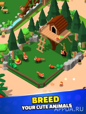 Idle Zoo Tycoon 3D - Animal Pa screenshot №4