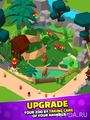 Idle Zoo Tycoon 3D - Animal Pa screenshot №5