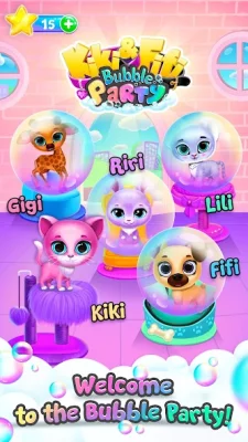 Kiki &amp; Fifi Bubble Party screenshot №5