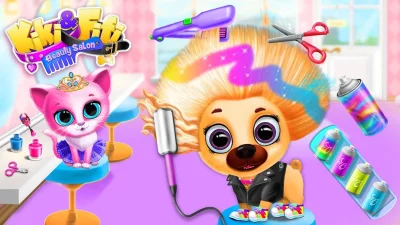Kiki &amp; Fifi Pet Beauty Salon screenshot №2
