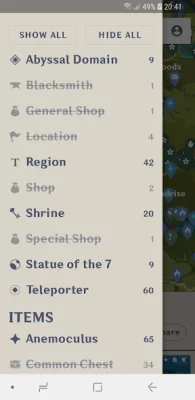 MapGenie: Genshin Impact Map screenshot №3