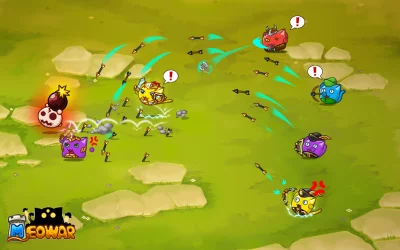 Meowar - PvP Cat Merge Defense screenshot №2