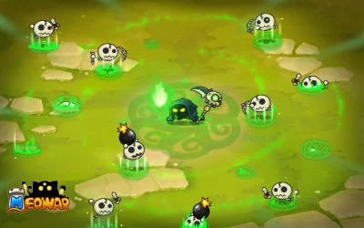 Meowar - PvP Cat Merge Defense screenshot №3