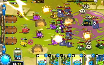 Meowar - PvP Cat Merge Defense screenshot №4