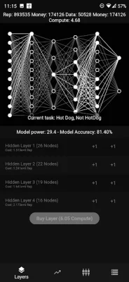 Perceptron - An Idle Game screenshot №2