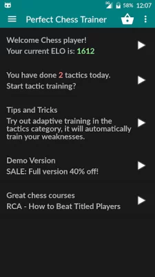 Perfect Chess Trainer screenshot №3