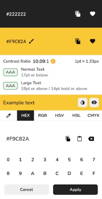 Pigments Color Scheme Creator screen 7
