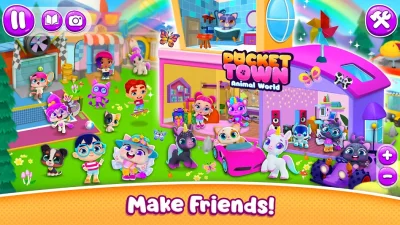 Pocket Town — мир животных screenshot №4