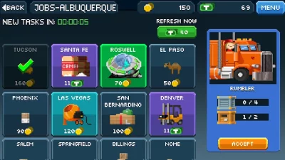 Pocket Trucks Route Evolution screen 5