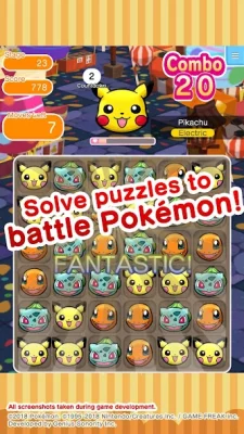 Pokémon Shuffle Mobile screenshot №3