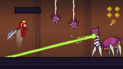 Red Stickman:Палка Приключения screenshot №8