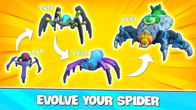 Spider Evolution Runner Game screen 2