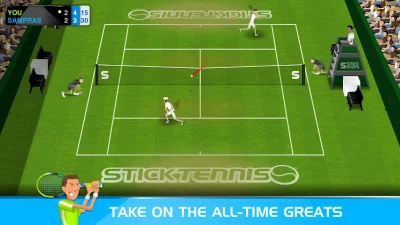 Stick Tennis screenshot №3