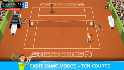 Stick Tennis screenshot №4