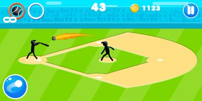 Stickman Baseball screenshot №2