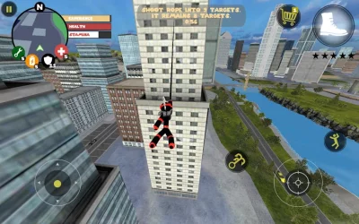 Stickman Rope Hero screenshot №3