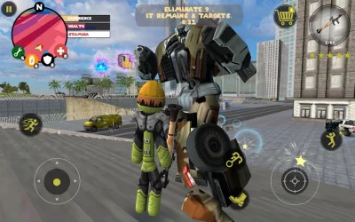 Stickman Rope Hero screenshot №6