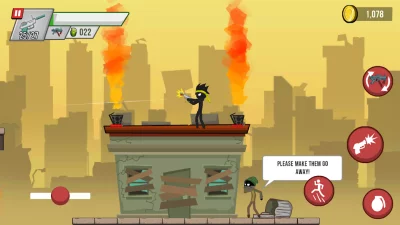 Stickman vs Zombies screenshot №7