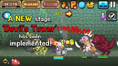 Tap Knight : Dragon&#39;s Attack screenshot №2
