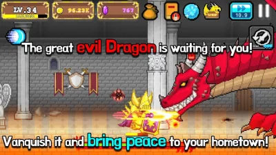 Tap Knight : Dragon&#39;s Attack screenshot №8