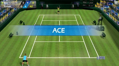 Теннис пальцем 3D - Tennis screenshot №8
