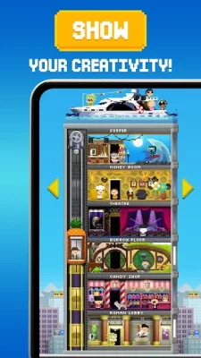 Tiny Tower: Pixel Life Builder screenshot №4