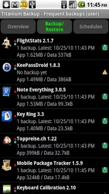 Titanium Backup (root needed) screenshot №2