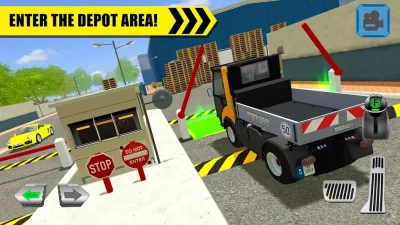 Truck Driver: Depot Parking Si screenshot №2