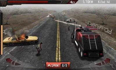 Убийца зомби - Zombie Road 3D screenshot №3