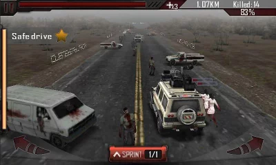 Убийца зомби - Zombie Road 3D screenshot №5