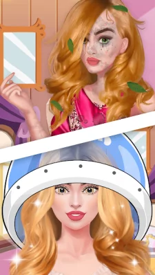 уэнсдей игра макияж: барби screenshot №3