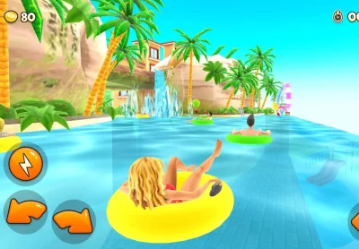 Uphill Rush Water Park Racing screenshot №2