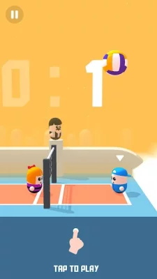 Волейбол игра - Volley Beans screenshot №2