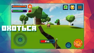 Выживание на острове крафт 3D screenshot №4