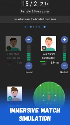 Wicket Cricket Manager screen 4