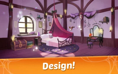 Witch &amp; Cats - Match 3 Puzzle screenshot №2