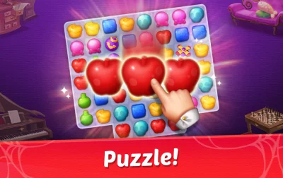 Witch &amp; Cats - Match 3 Puzzle screenshot №6