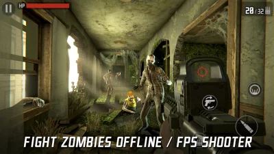 Zombie Sniper War 3 - Fire FPS screenshot №7